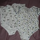 LOT OF 2 NWOT INFANT BOY'S SIZE 12M ROMPERS