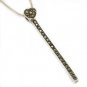 925 Sterling Silver Marcasite Pendant