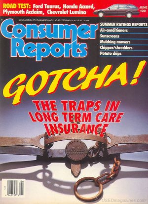 Consumer Reports Magazine - June 1991