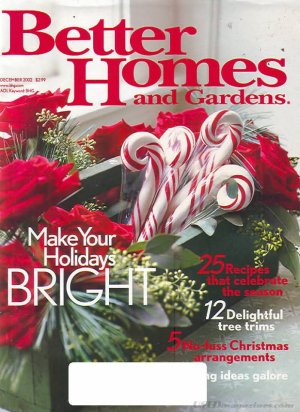 Better Homes & Gardens Magazine - December 2002
