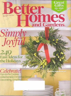 Better Homes & Gardens Magazine - December 2008