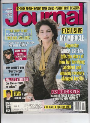 Ladies Home Journal Magazine - August 1990 - Gloria Estefan