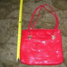 Vintage Marlo Red Evening Handbag / Shoulder Bag