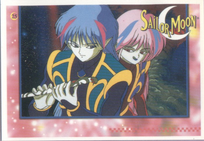 Sailor Moon Artbox/Second Series Sticker #25 - Ail and An