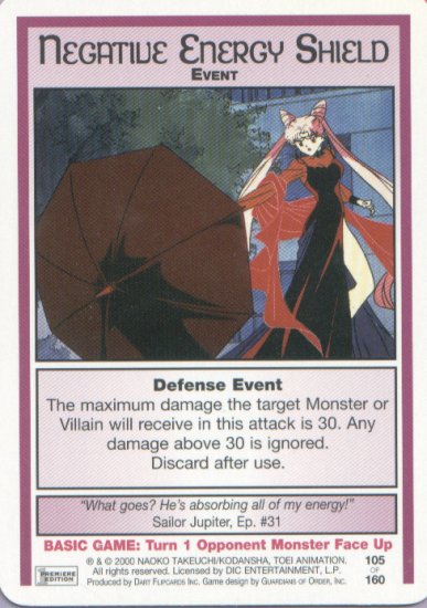 Sailor Moon Premiere CCG Card #105