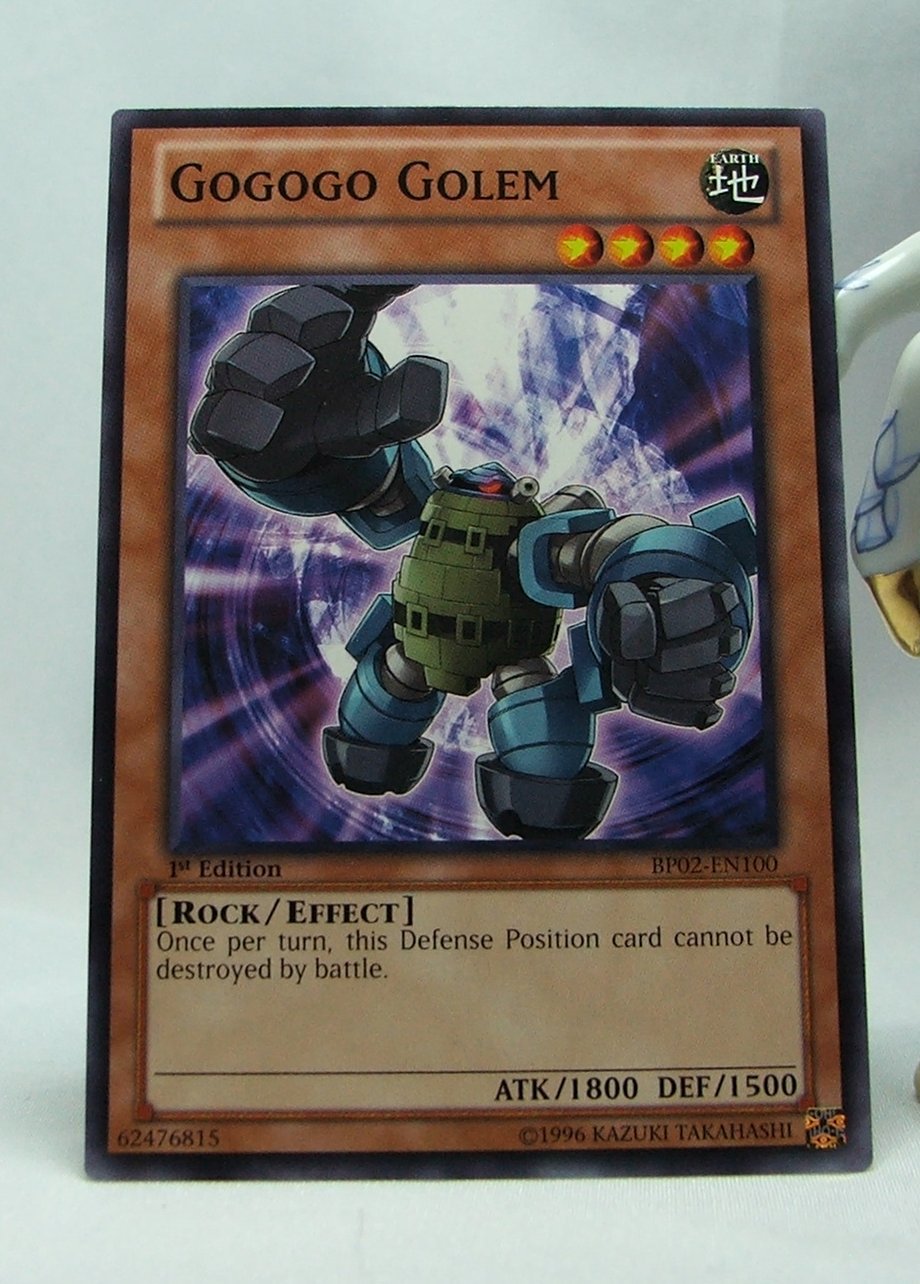 YuGiOh Battle Pack 2 War of the Giants First Edition BP02-EN100 Gogogo Golem