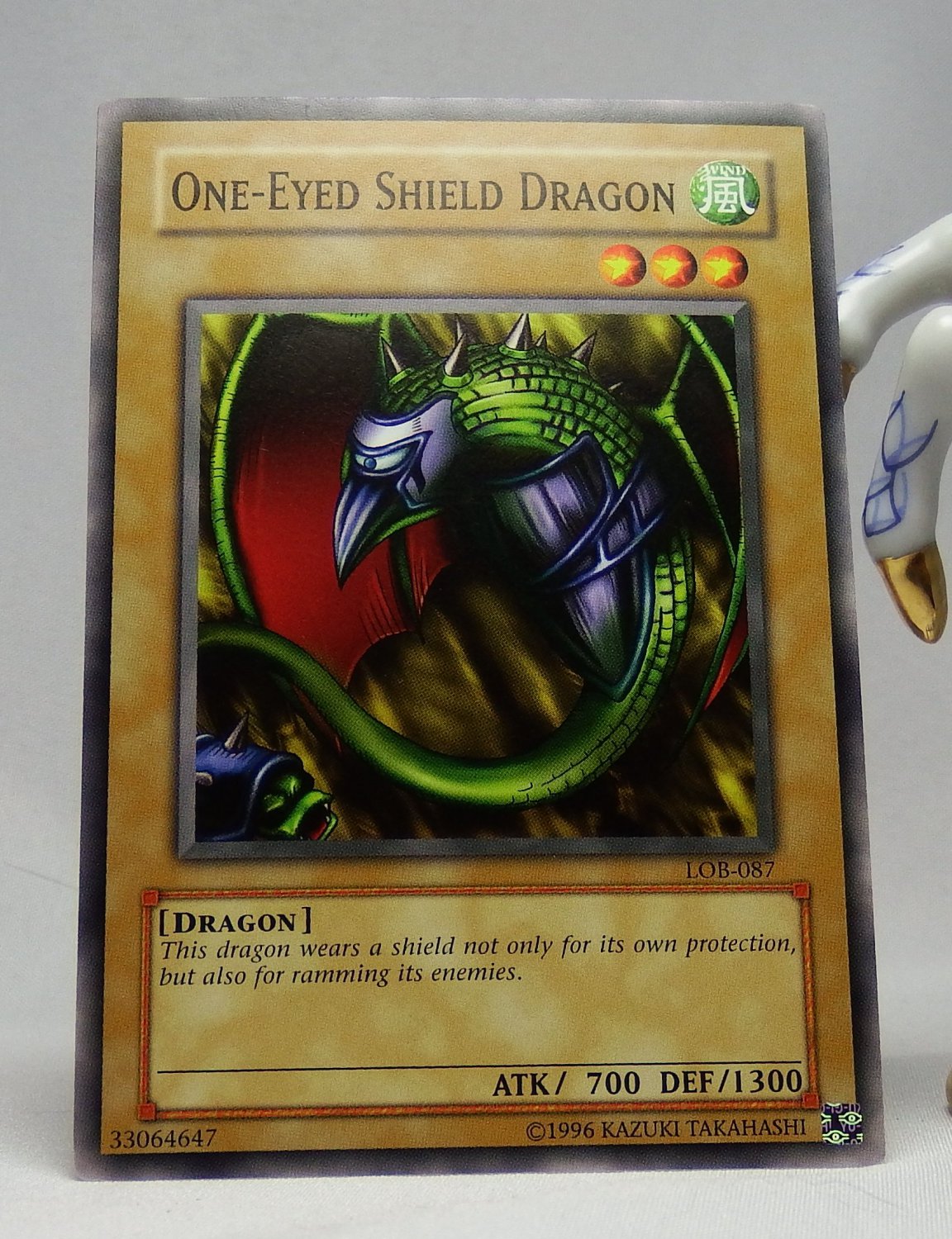 YuGiOh Legend of Blue Eyes White Dragon LOB-087 One-Eyed Shield Dragon YuGiOh Legend of Blue Eyes White Dragon LOB-087 One-Eyed Shield Dragon