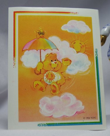 CARE BEAR Funshine Bear Sticker - YELLOW