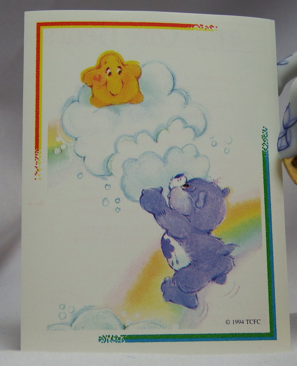 Care Bears 1994 Trading Sticker #91 - Grumpy Bear
