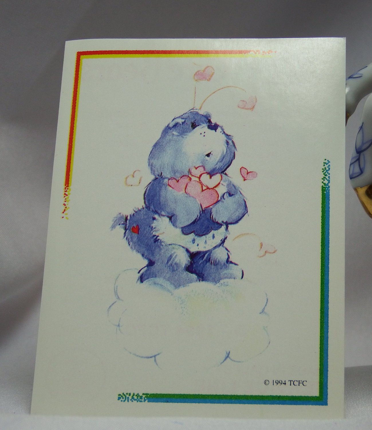 Care Bears 1994 Trading Sticker #171 - Grumpy Bear