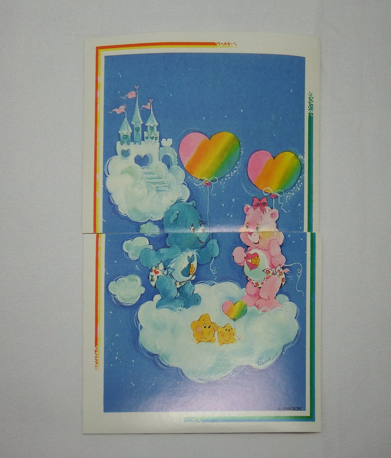 Care Bears 1994 Trading Stickers Set #1 and 2