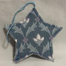 Williamsburg Blue Star Folksy Fabric Ornament