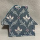 Williamsburg Blue House Folksy Fabric Ornament