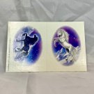 Bella Sara Starlights Sticker Card #9/10 Orion and Bella