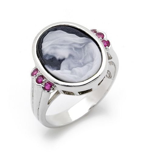 Beautiful Mother/Child Cameo Ring HOT SELLER