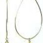 Lemon Quartz Teardrop 14kt Gold Drop Earrings
