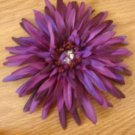Purple Gerbera Daisy Flower Clip