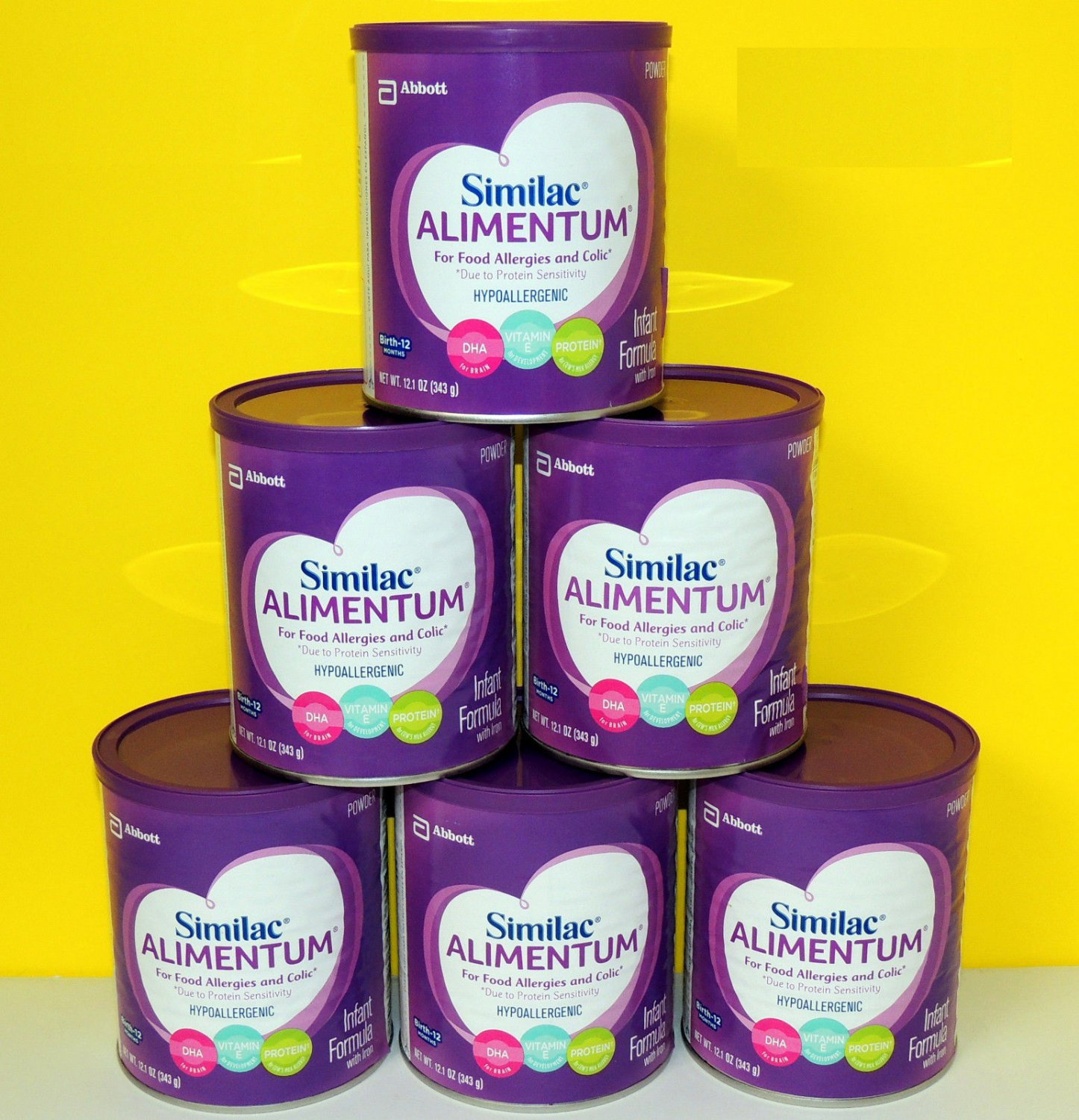 6 12.1oz cans Similac Alimentum Infant Formula 12.1 oz NEW 129.50