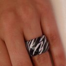 Zebra Fashion Ring