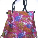 beach bag  , womens boho fabric bag purse #0003 hippy hippie student purse