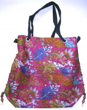 beach bag  , womens boho fabric bag purse #0003 hippy hippie student purse