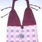 classic natural cotton bag , sweet boho purse , student shoulder bag Back to school Sale