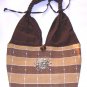 Free shipping classic plaid natural cotton bag,sweet boho purse,student shoulder bag Sale