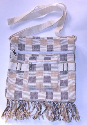 natural cotton boho purse , womens ladies bag , student shoulder bag Back to school Sale