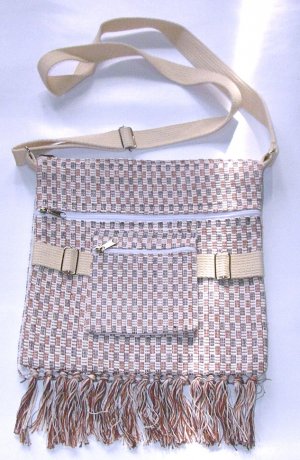 natural cotton bag  boho purse , womens ladies bag Student shoulder bag Back to school Sale
