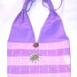 classic plaid natural cotton bag , sweet boho purse student shoulder bag Back to school Sale