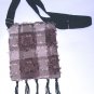 mini carry furry cotton crossbody purse womens , student shoulder bag Back to school Sale bag ,