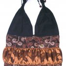 Free shipping embroidered silk purse in brown,boho hippie EMB bag