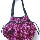 sassy hot pink purse , Lovely and Sexy girl 's shoulder bag , boho student bag