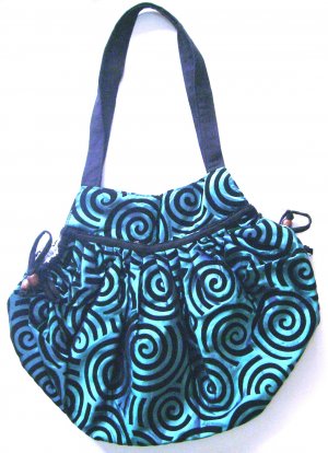 Free shipping funny girl teal purse,sassy boho shoulder bag