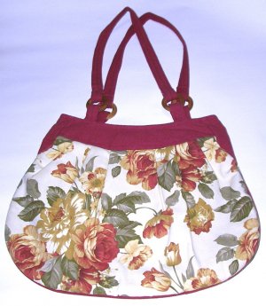 classic red roses womens purse bag for working every day using, Free shipping