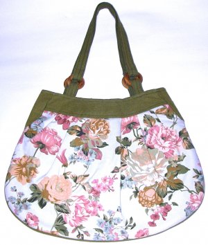 womens ladies gilr's classic fabric purse for travel , working ,every day using