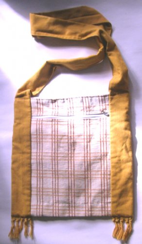 hippy hippie hand woven cotton pouch messenger bag , mens unisex crossbody