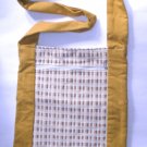 hippy hippie hand woven cotton pouch messenger bag , mens unisex crossbody