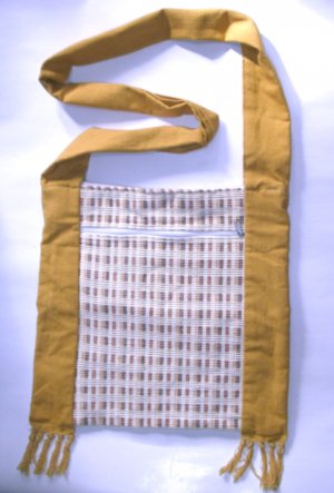 hippy hippie hand woven cotton pouch messenger bag , mens unisex crossbody