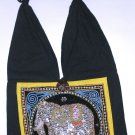 Sale ! beaded fabric womens purse , boho hippie hippy shoulder bag