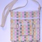 Lovely crossbody Purse , shoulder Bag for girl student , classic 4 sections mini carry for women