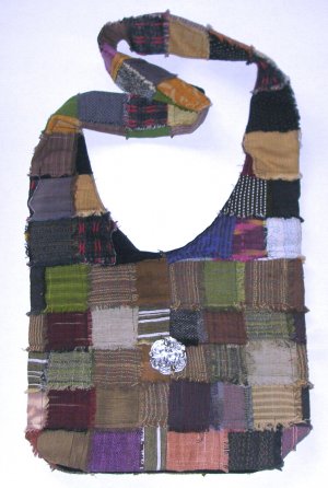 Free Shipping patchwork boho hippie pouch messenger bag , unisex