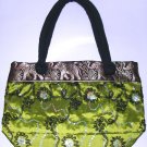 SALE! embroidered zippers tote bag , womens silk bag ,conservative gift for old lady