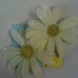 White and Yellow Hair Pins