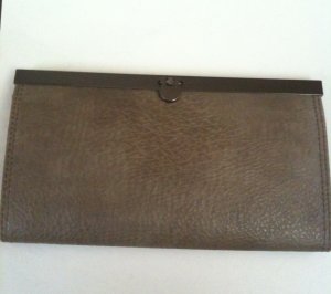 Gray Leather Wallet