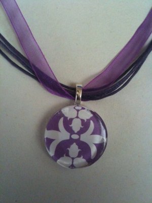 Round Purple Lace