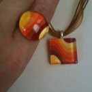 Orange Stripe Set