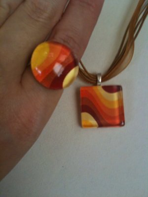 Orange Stripe Set