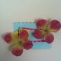 Pink Flower Hair Pin Set