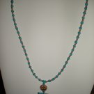 Golden Blue Necklace
